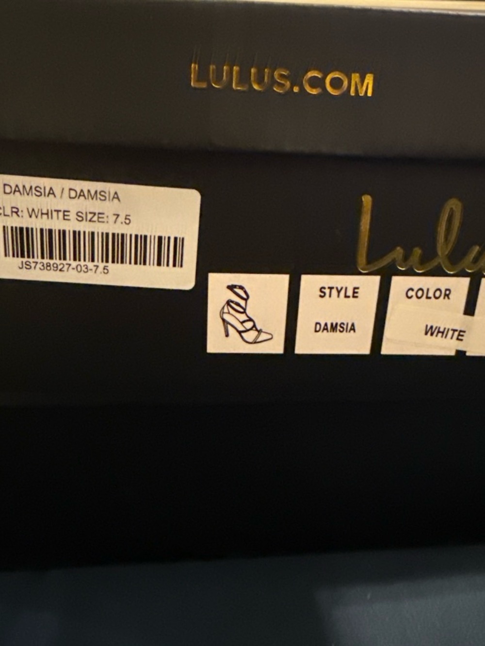 Lulu's Damsia White Strappy Women's Heels
